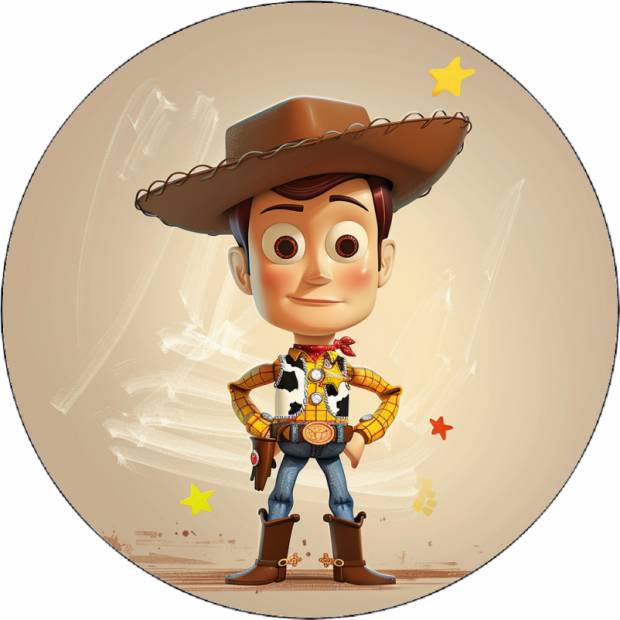 Jedlý papír Toy story Woody 19,5 cm