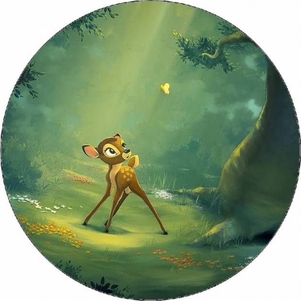 Jedlý papír Bambi v lese 19,5 cm