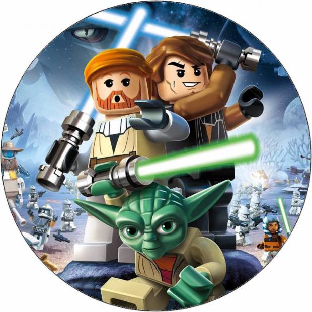 Jedlý papír Lego Star Wars 19,5 cm