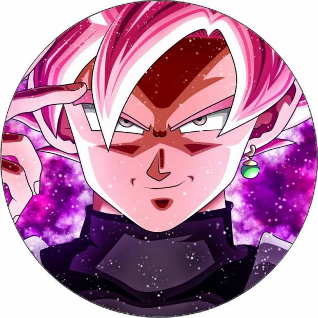 Jedlý papír Dragon Ball Goku Black 19,5 cm