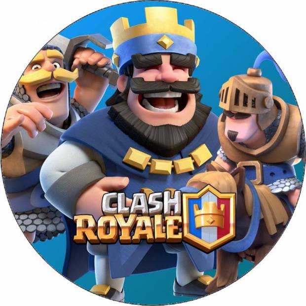 Jedlý papír Clash Royale postavy 19,5 cm