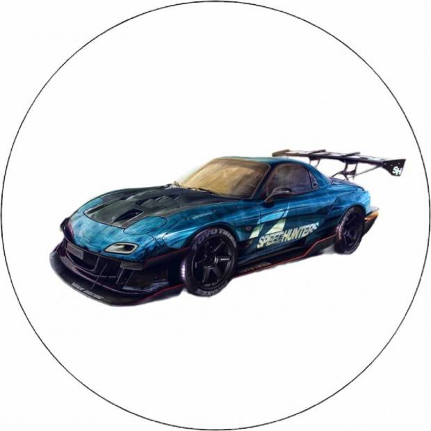 Jedlý papír Need for Speed tuning Mazda RX-7 19,5 cm