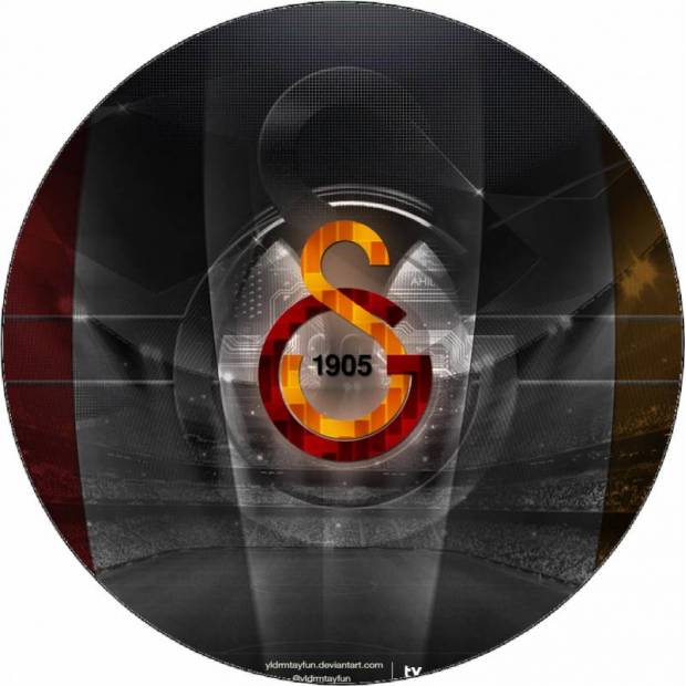 Jedlý papír logo Galatassaray 19,5 cm