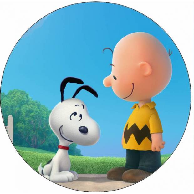 Jedlý papír Snoopy a Charlie 19,5 cm