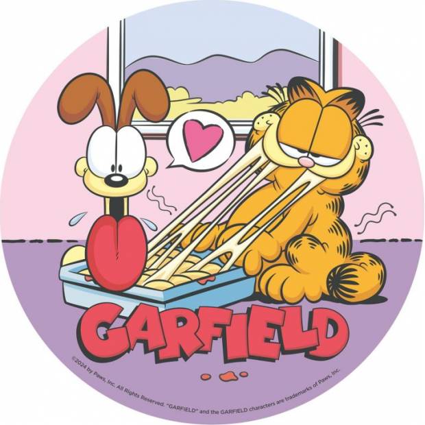 Jedlý papír garfield 20cm - Dekora