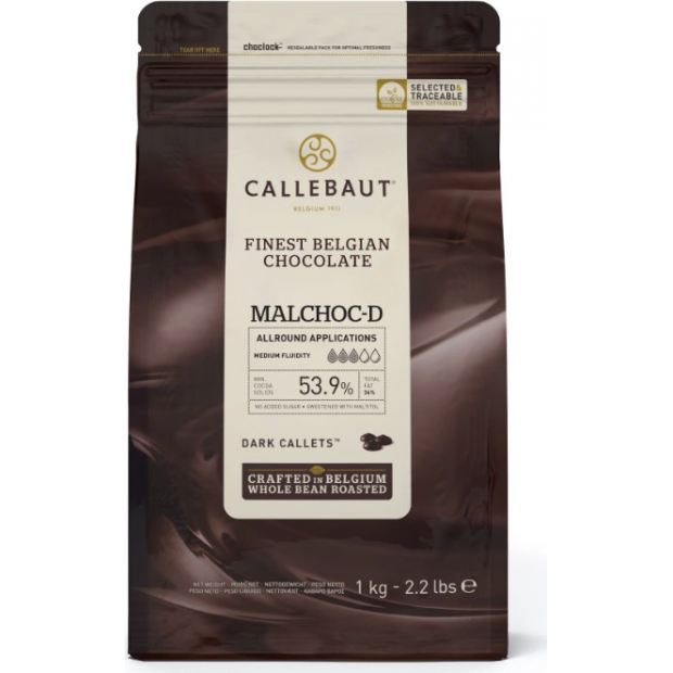 Barry Callebaut malchoc hořká 1kg - Callebaut