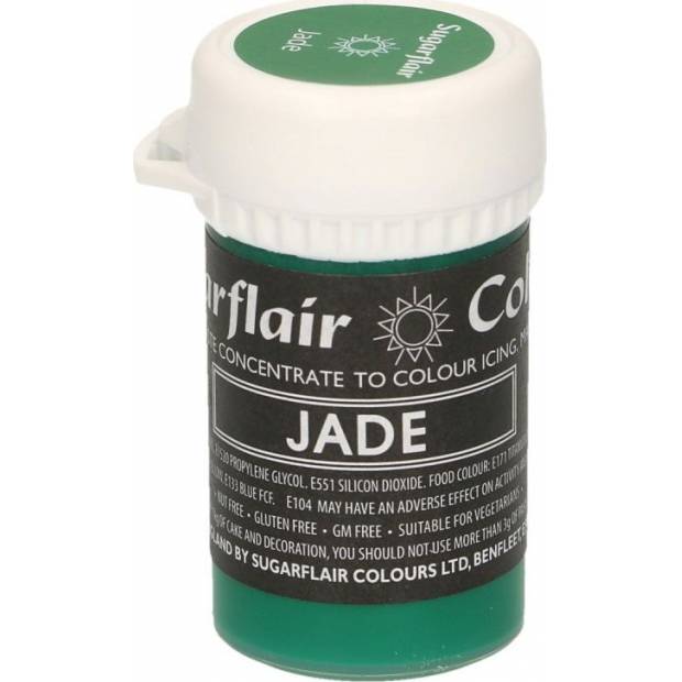 Gelová barva jade 25g - Sugarflair