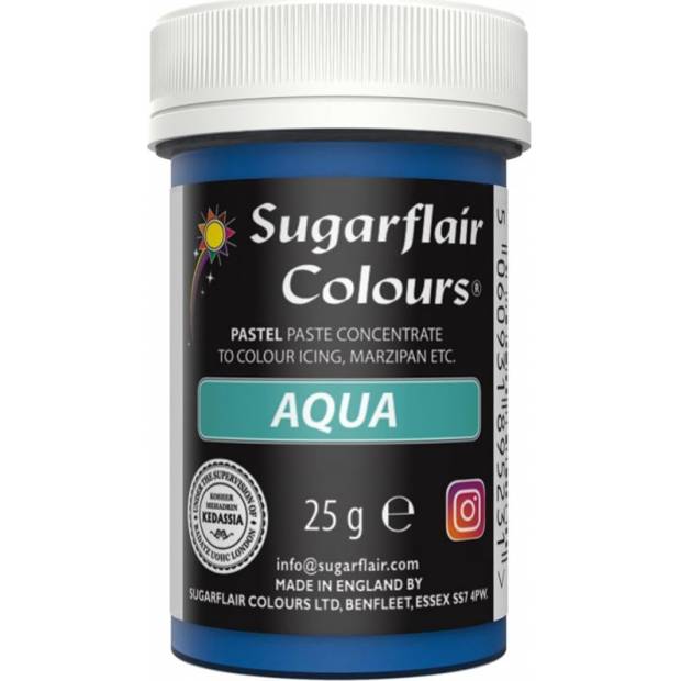 Gelová barva aqua pastelová 25 g - Sugarflair