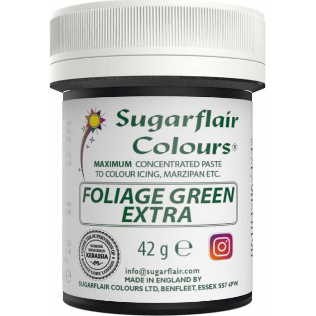 Gelová barva extra green 42g - Sugarflair