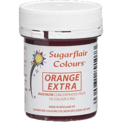 Gelová barva extra orange 42g - Sugarflair