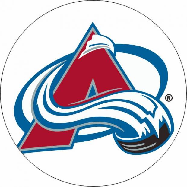 Jedlý papír logo Colorado Avalanche 19,5 cm