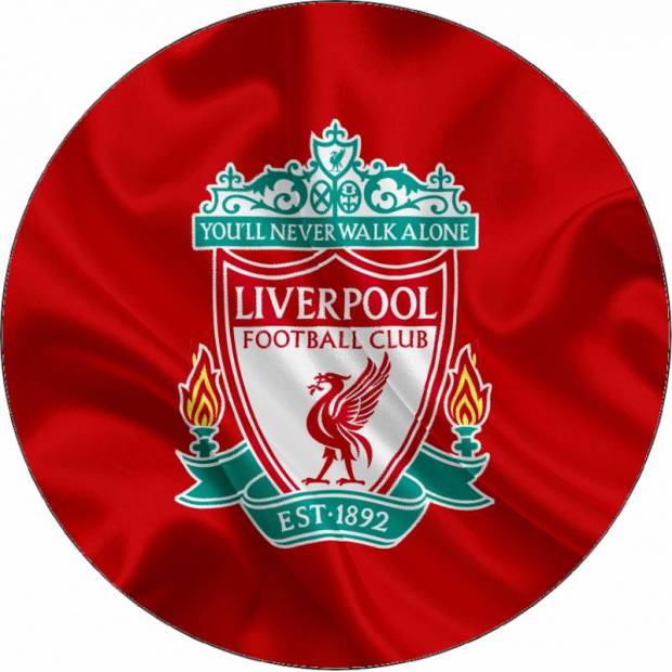 Jedlý papír FC Liverpool 19,5 cm