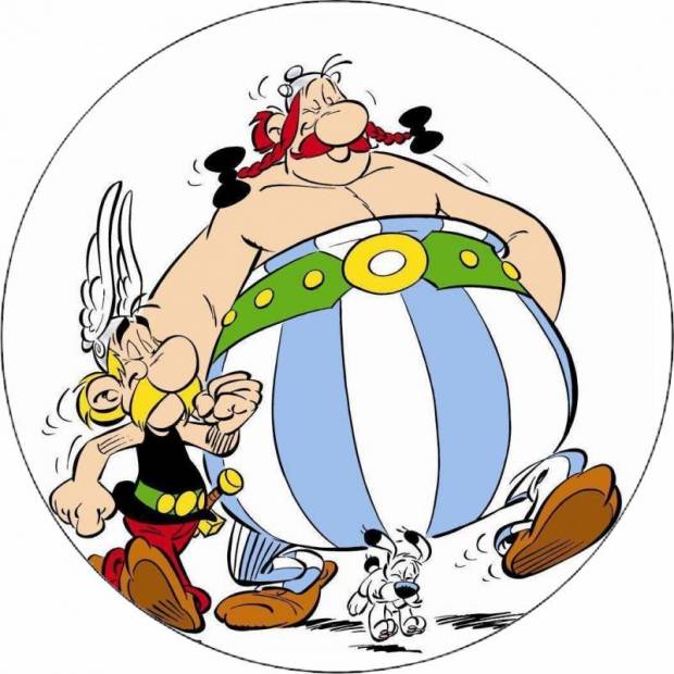 Jedlý papír Asterix, Obelix a Idefix 19,5 cm