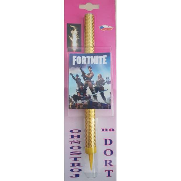 Dortová fontána Fortnite - 1ks - PREZENT