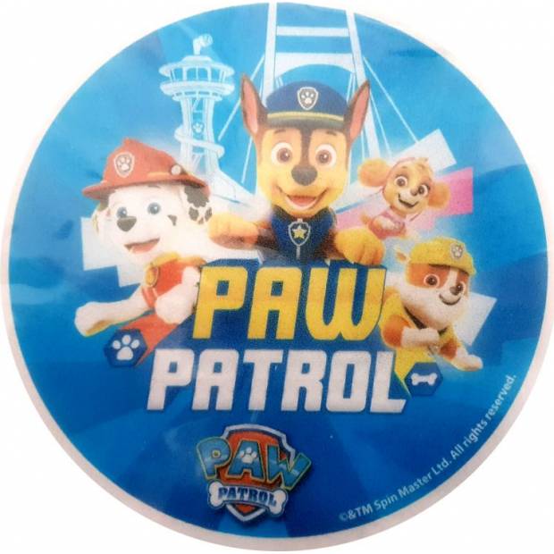 Jedlý papír paw patrol 14,5cm - Modecor