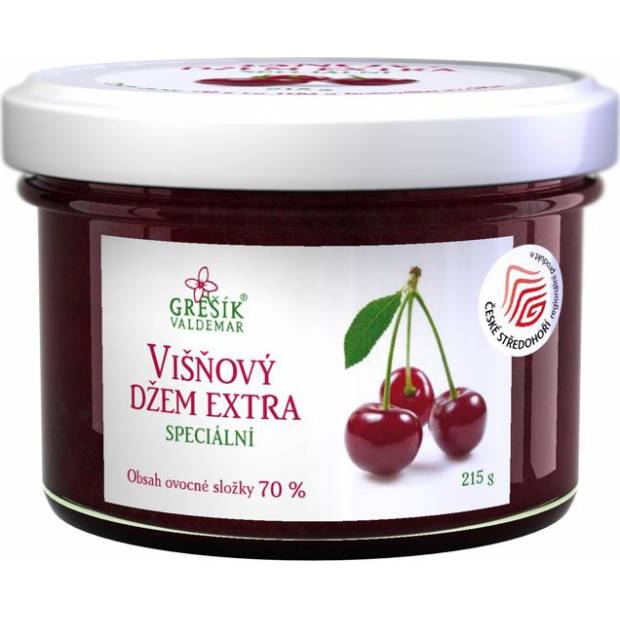 Višňový džem extra Speciální 215g - Grešík