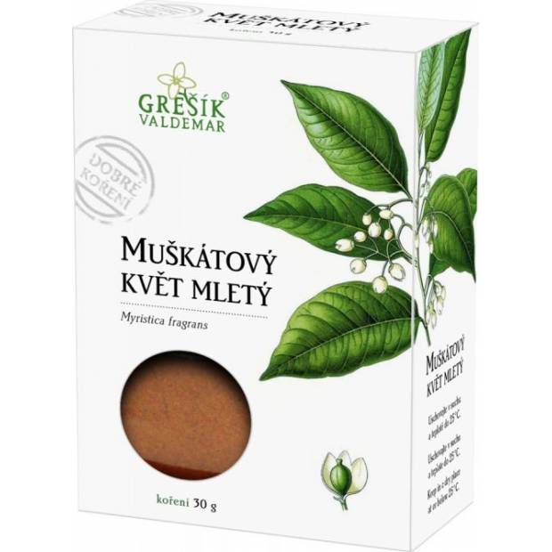 Muškátový květ mletý 30g - Grešík