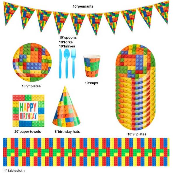 Párty sada dětské kostky - Cakesicq