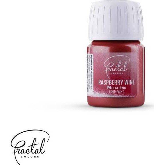 Tekutá metalická barva Fractal - Raspberry Wine (30 ml)