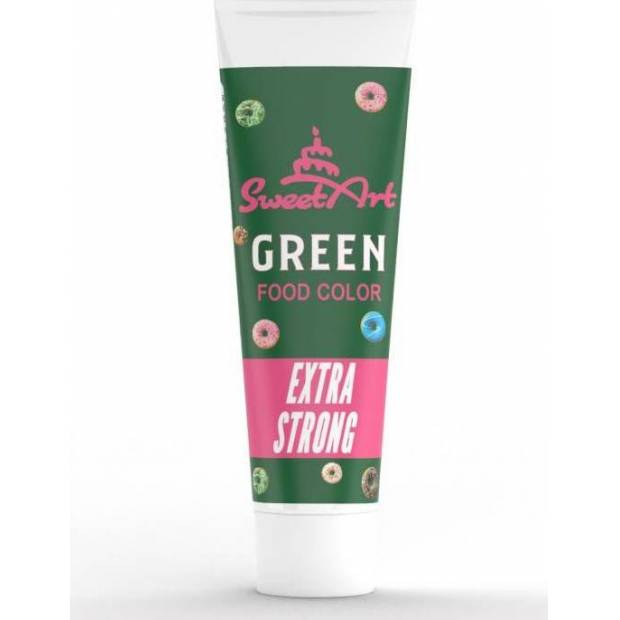 SweetArt gelová barva tuba Intense Green (30 g)