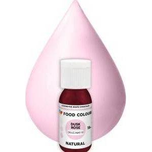 Food Colours přírodní tekutá barva do čokolády Dusk Rose (18 ml)