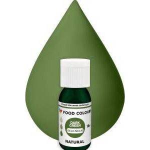 Food Colours přírodní tekutá barva do čokolády Dark Green (18 ml)