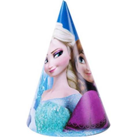 Párty papírová čepička Frozen 6ks - Cakesicq