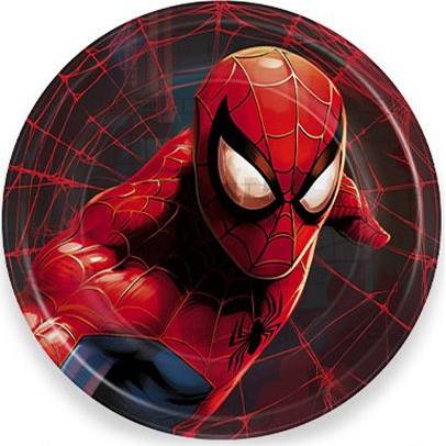 Párty papírové talíře 22cm 10ks Spiderman - Cakesicq