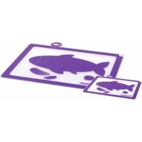 Krájecí prkénko plastové na ryby fialová set – 2ks - Mastrad