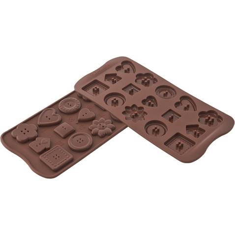 Fotografie Silikomart forma na čokoládu Choco Buttons