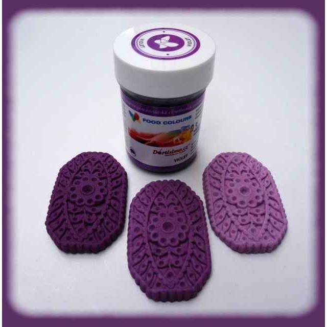 Fotografie Gelová barva (Violet) fialová 35 g - Food Colours