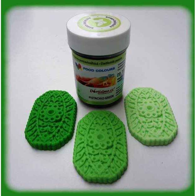 Fotografie Gelová barva (Pistachio Green) pistáciově zelená 35 g - Food Colours