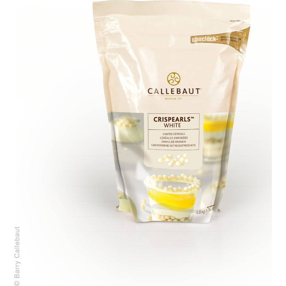 Křupinky v čokoládě 0,8Kg - bílé - Callebaut