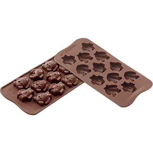 Fotografie Silikonová forma na čokoládu – velikonoční zvířátka - Silikomart