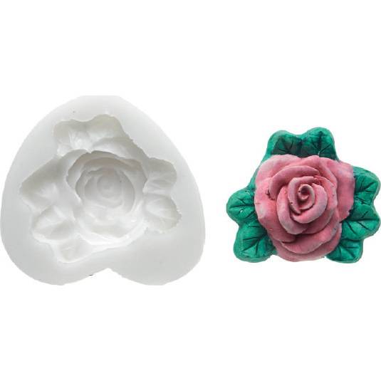 Fotografie Silikomart Forma silikonová 3D růže 4,2x4,9cm
