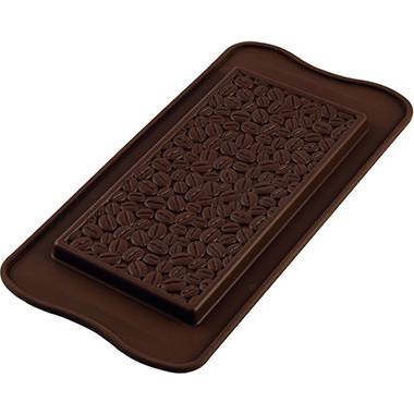 Fotografie Silikonová forma na čokoládu – tabulka kávová zrna - Silikomart