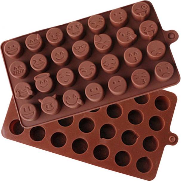 Silikonová forma na čokoládu SMAJLÍCI - ILA