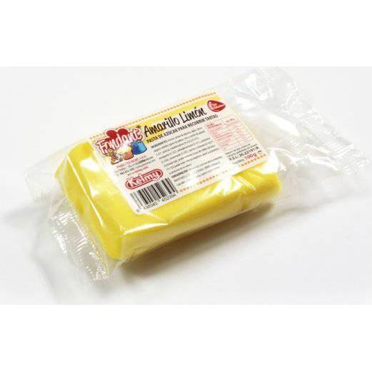 Fotografie Potahovací hmota 250 g - citrónově žlutá - Kelmy