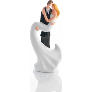Fotografie Svatební figurka na dort 1ks porcelánová Modern 208mm - Gunthart