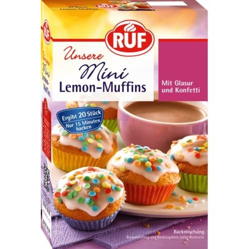 Fotografie Směs na mini citronové muffiny 350g - RUF