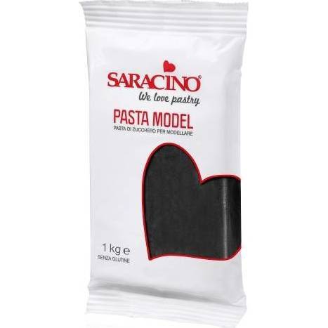 Fotografie Modelovací hmota Saracino černá 1 kg