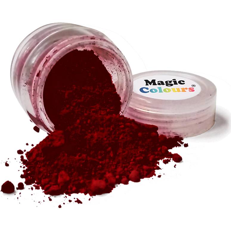 Fotografie Jedlá prachová barva 8ml Burgundy - Magic Colours