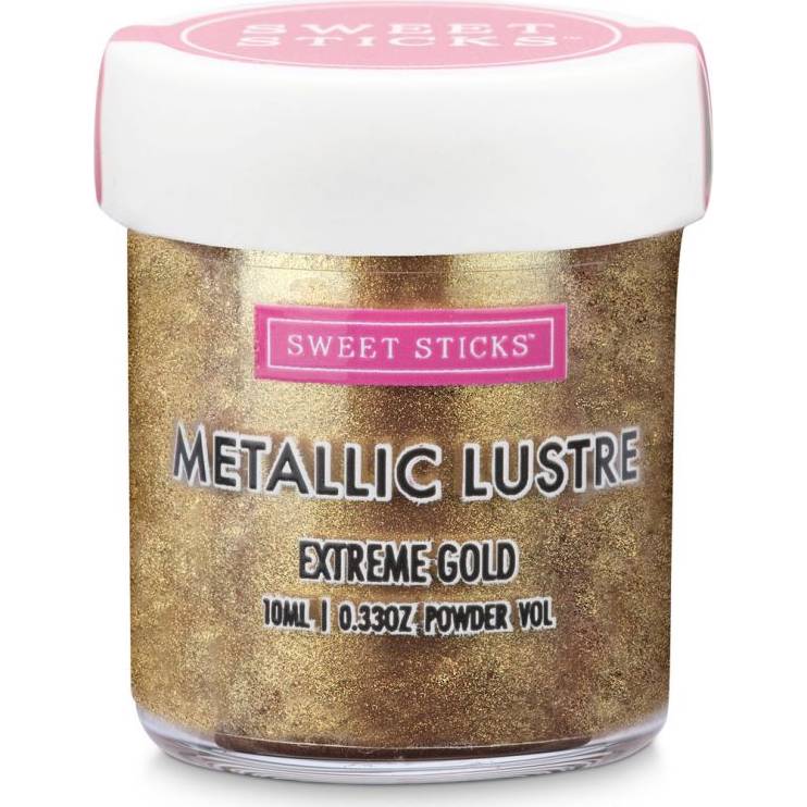 Prachová barva metalická Extreme Gold 10ml - Sweet Sticks