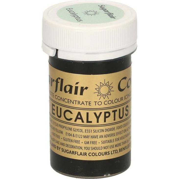 Gelová barva eucalyptus 25g - Sugarflair