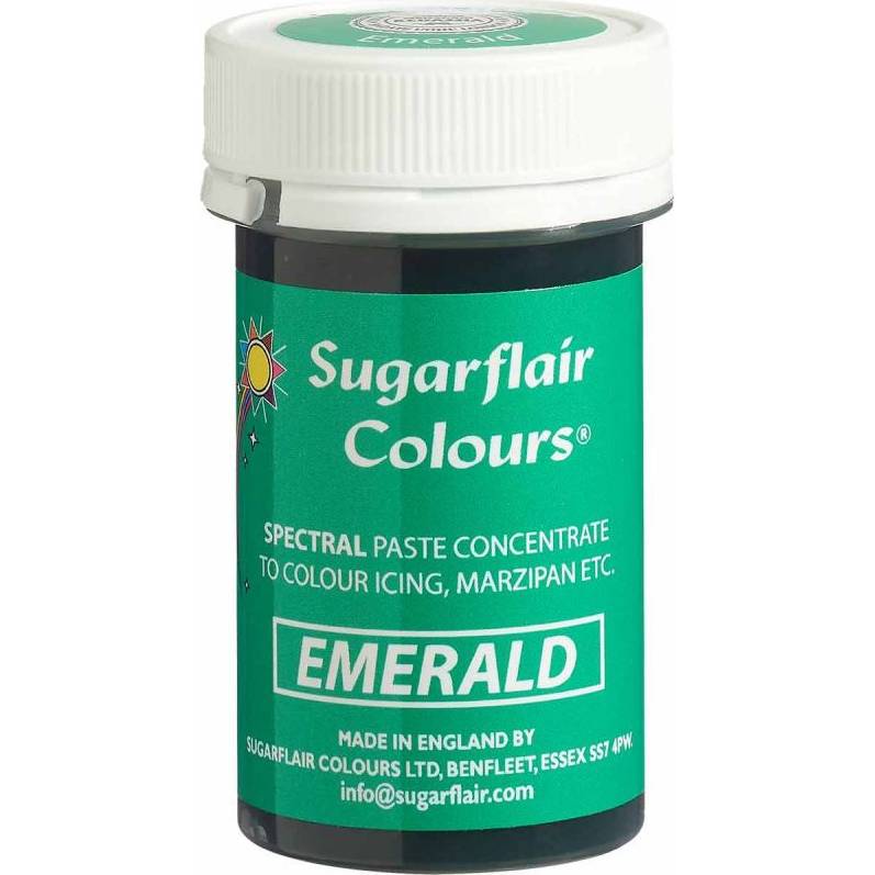 Gelová barva emerald 25g - Sugarflair