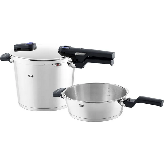 Tlakový hrnec 6 l a tlaková pánev 2,5 l – nerez - Vitaquick® NEW - Fissler