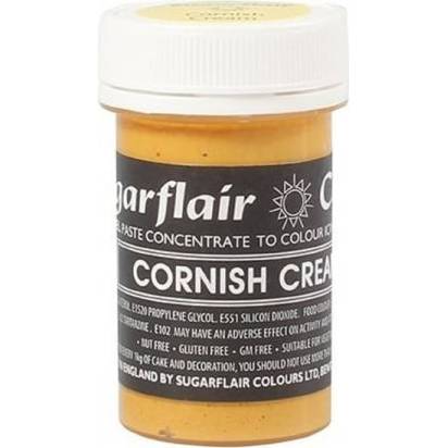 Gelová barva cornish cream 25g - Sugarflair